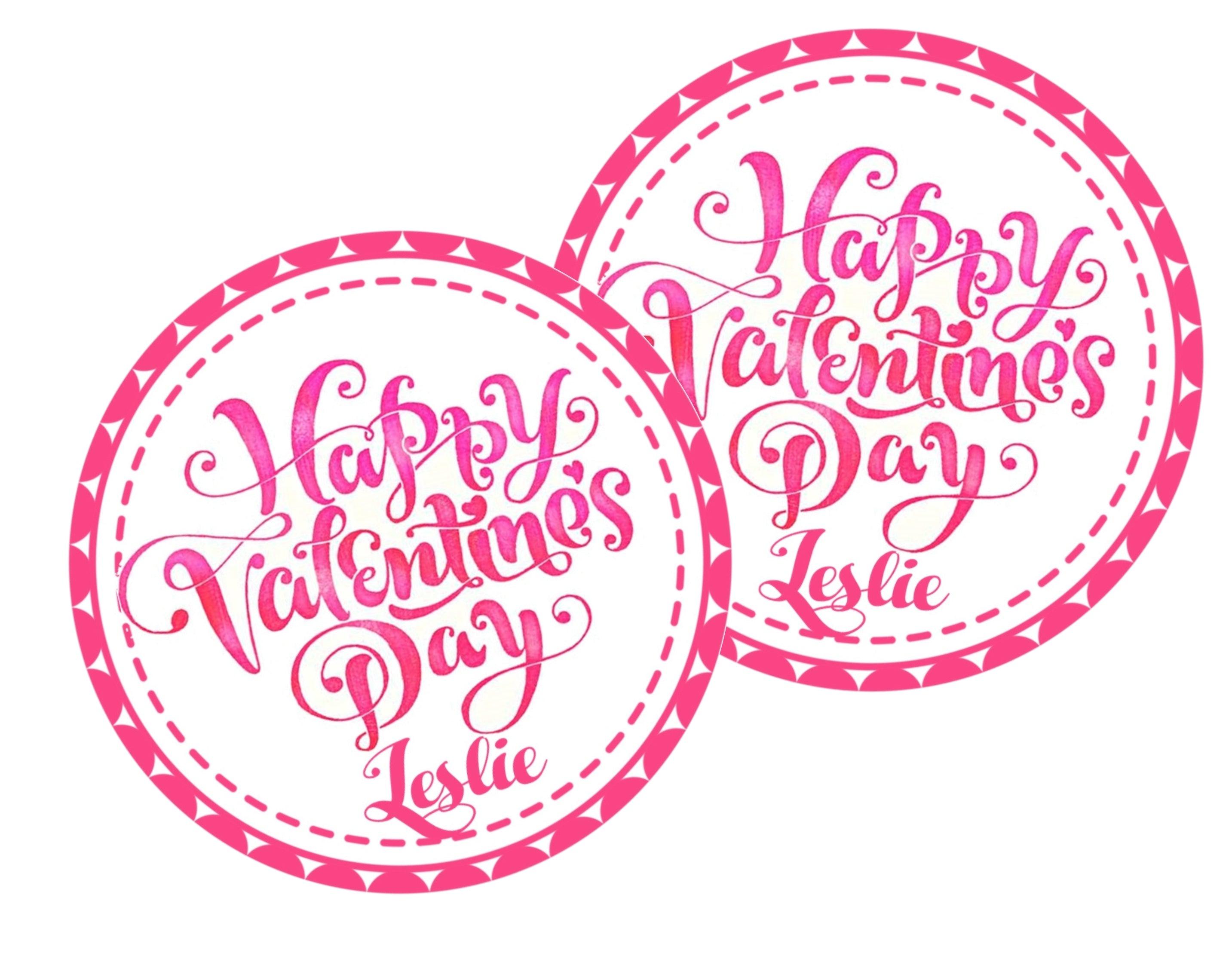 Happy Valentine's Day Stickers — Party Beautifully